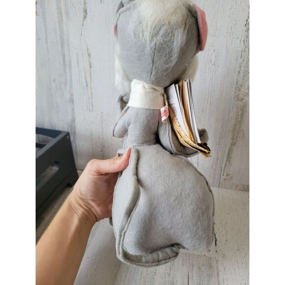 Annalee 1971 mouse large Grandpa newspaper pipe vintage - Picture 3 of 8